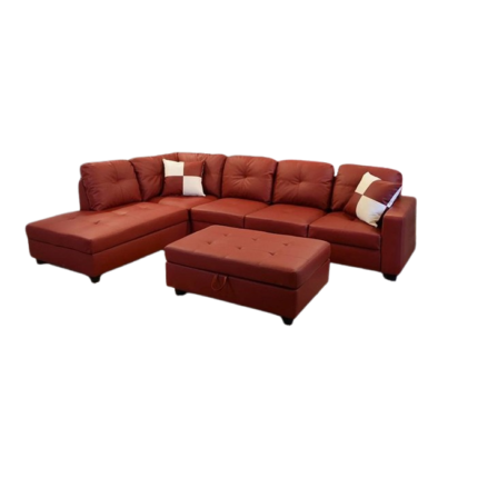 Russ Sectional with Ottoman