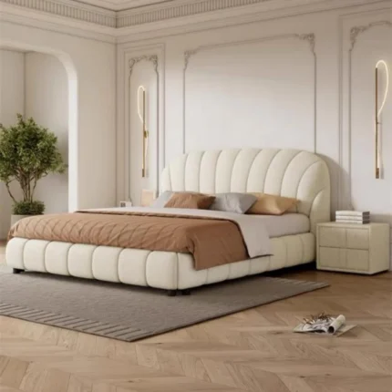 Kinza Boucle Bed Frame