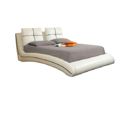 Upholstered Curved Bed Frame