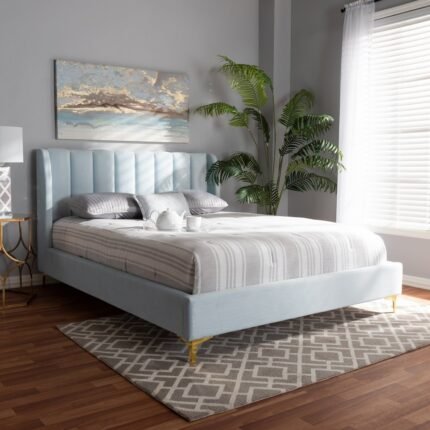 Luxe Velvet Upholstered Bed