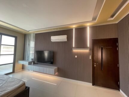 LED strip lighting wall