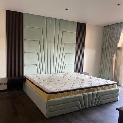 Aurora Panel Upholstered Bed