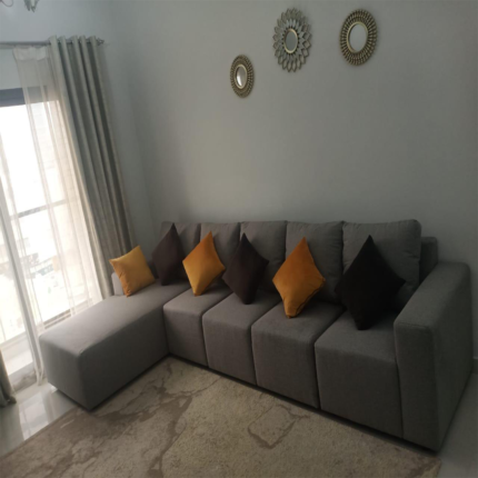 Slate Edge L-Shape Sofa