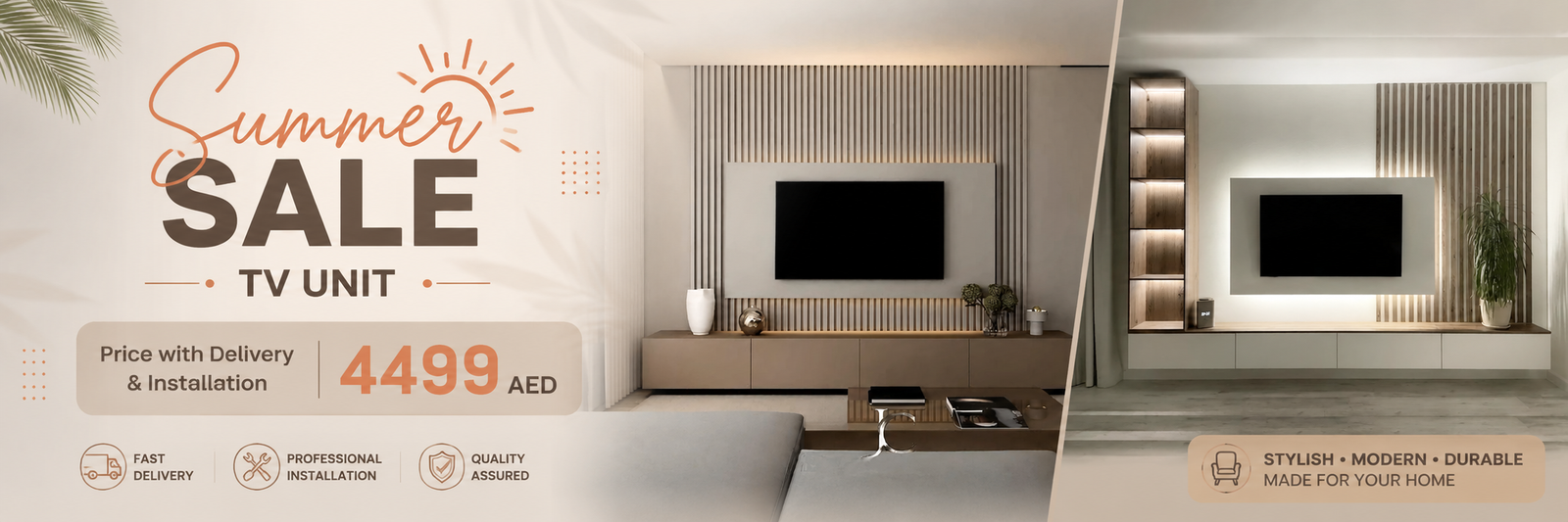 TV Unit offer Summer sale